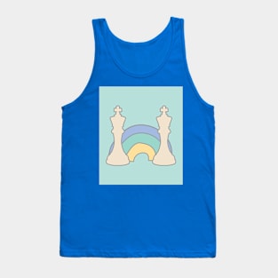 Chess King and Rainbow Tank Top